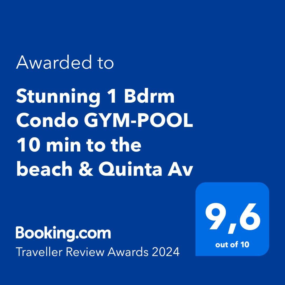 Stunning 1 Bdrm Condo Gym-Pool 10 Min To The Beach & Quinta Av Playa del Carmen Bagian luar foto